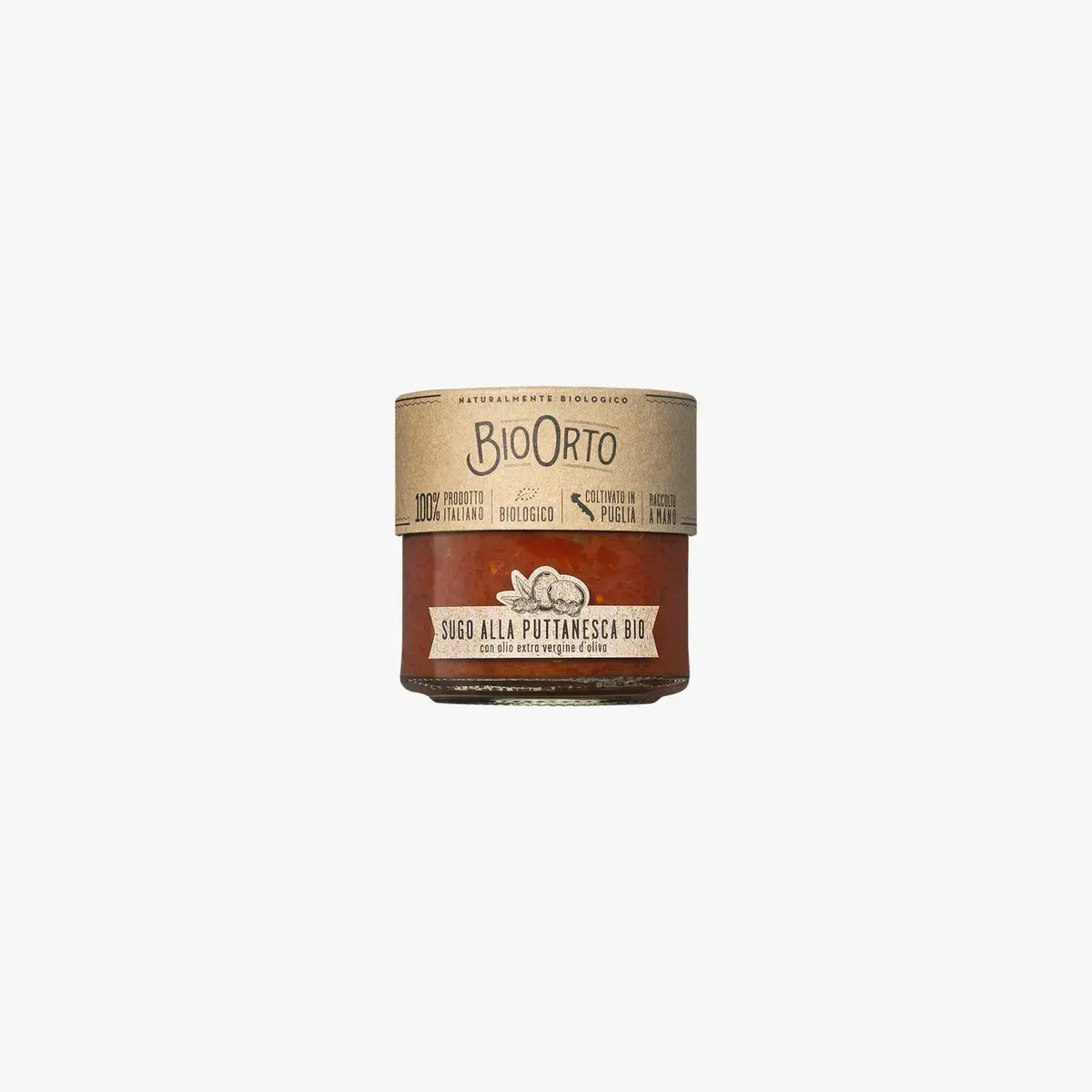 Organic puttanesca sauce 185gr