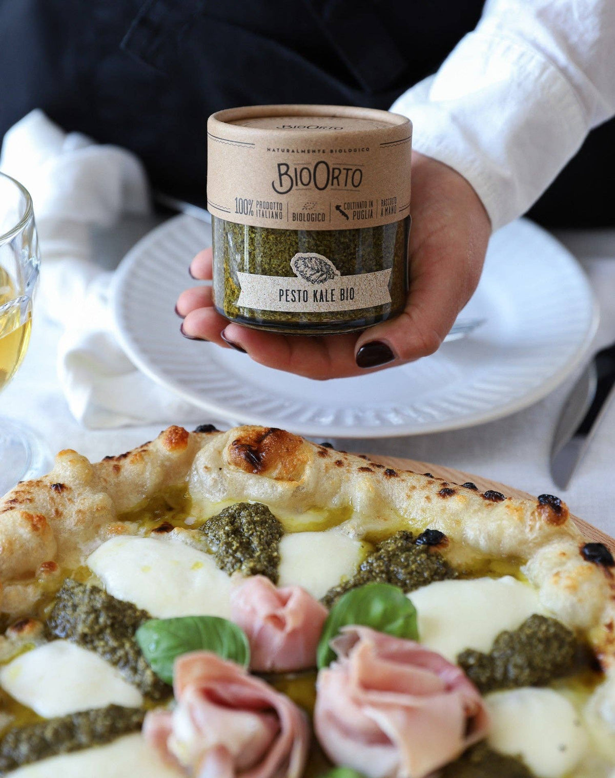 Organic kale pesto
