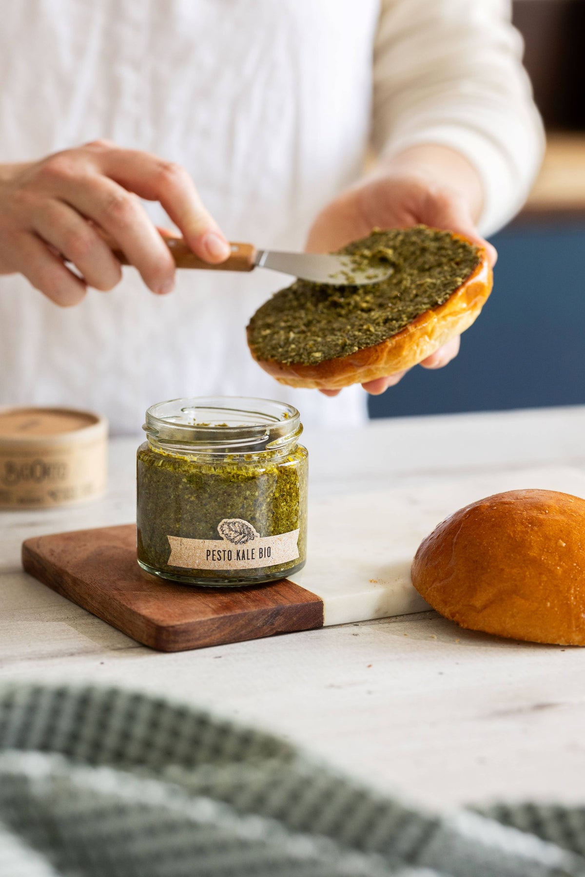 Organic kale pesto